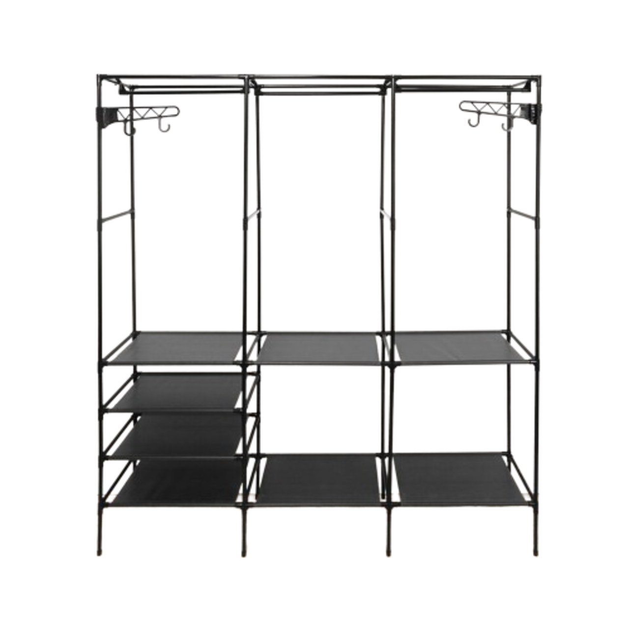 Clothes Organizer Heavy Duty Garment Adjustable Rack Closet Storage